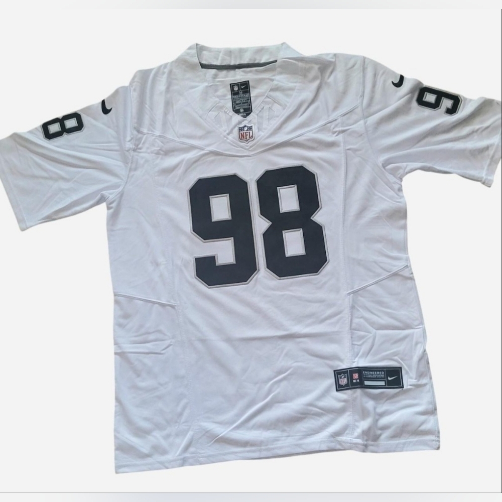 New Las Vegas Raiders Maxx Crosby #98 Stitched Nike NFL Jersey Men M